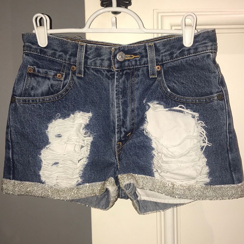 Vintage LF denim shorts